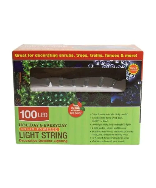 100 LED Solar Powered Light String for Decorations