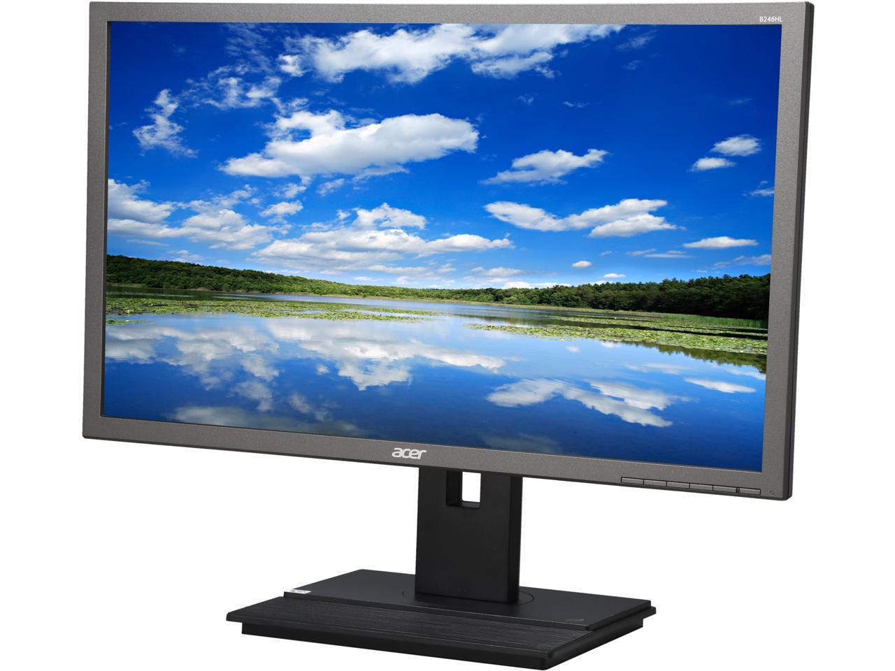 Acer B246HL Widescreen LCD Monitor - Reconditioned Grade A+