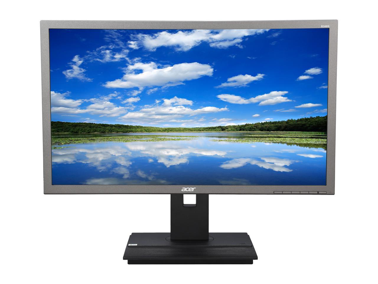 Acer B246HL Widescreen LCD Monitor - Reconditioned Grade A+