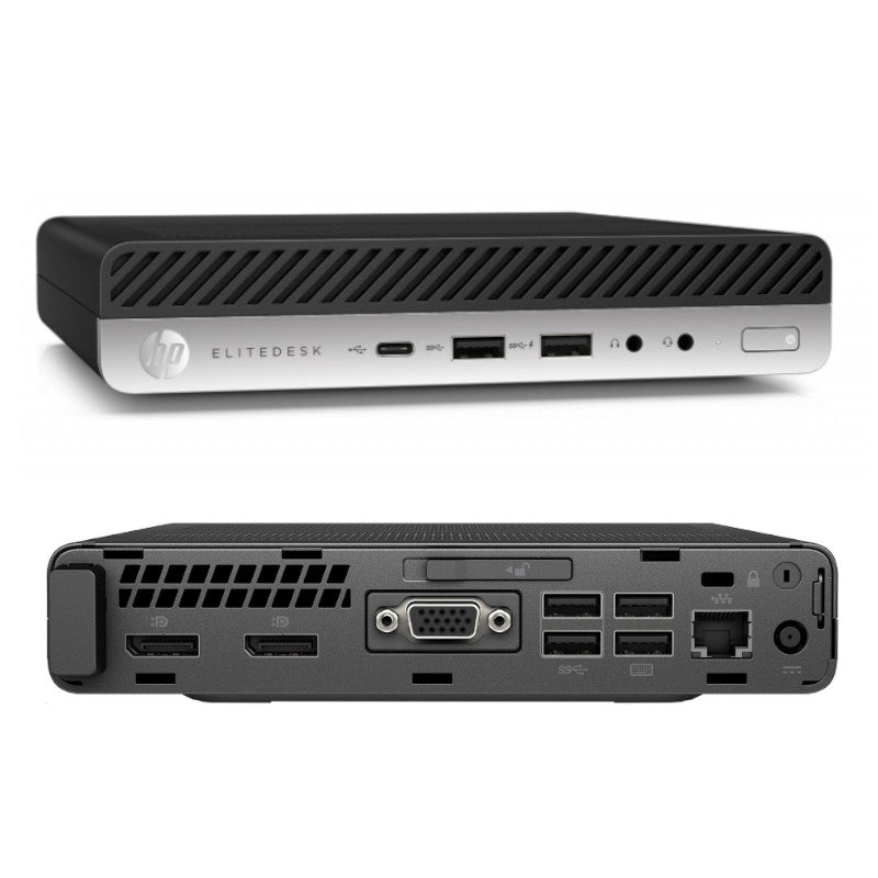 HP EliteDesk 800 G3 Mini Desktop 35W Intel Core i5-6500T 2.50GHz 8GB Ram 256GB SSD - Reconditioned Grade A