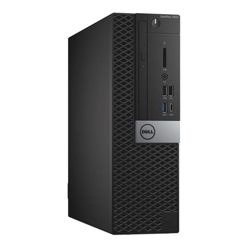 Dell OptiPlex 7050 Small Form Factor (SFF) Intel Core i7-7500 3.4GHz Processor 8GB Ram 256SSD - Reconditioned Grade A