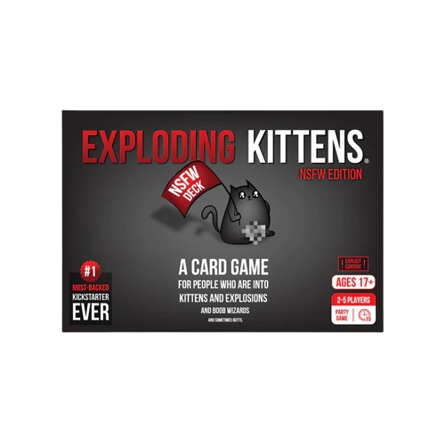 Exploding Kittens Black Cards Game