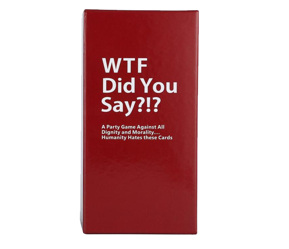 WTF Did You Say?!? A Party Card Game Against All Dignity and Morality - Bargain Stock